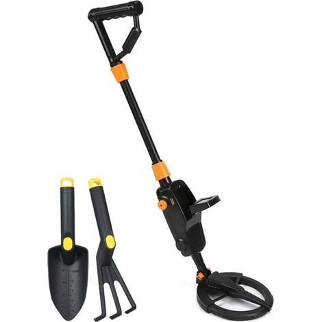 Détecteur de métaux souterrain Gold Digger Treasure Hunter Outil de recherche de trésors avec pelle à sable et support pour enfants (avec pelle et support) (1/5)