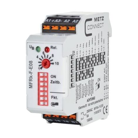 METZ CONNECT 11065870 MFRK-F-E08 RELAIS TEMPORISÉ MULTIFONCTION 230 V/AC 1 PC(S) 1 INVERSEUR (RT)