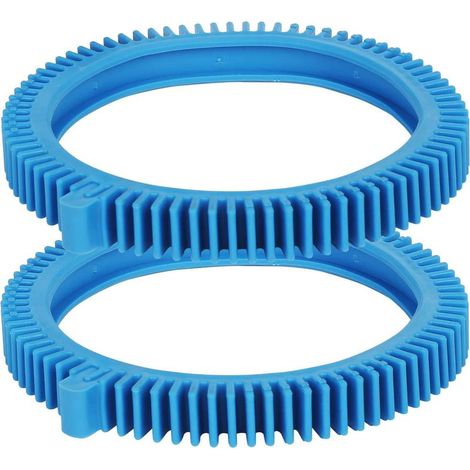 Pneu avant bleu piscine avec pièces de nettoyage de bosse 2X 4X roues de pression 2 pack 896584000-143 (1/5)