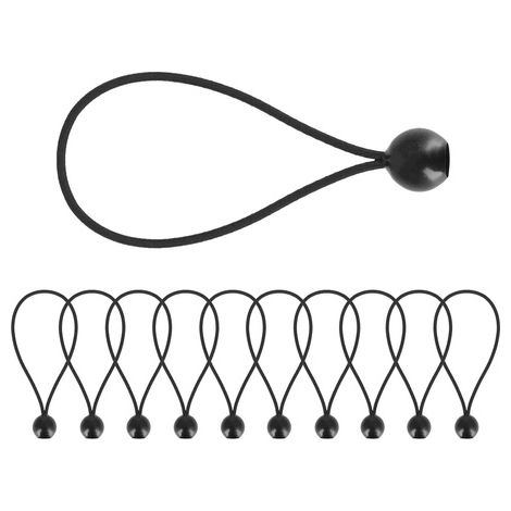 SPRINGOS Spanngummis mit Kugel Gummischlaufen Planenspanner-Set Gummispanner 10 Stück