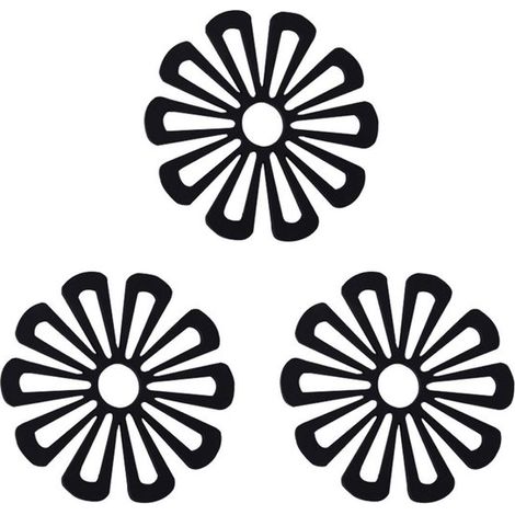 Ensemble de trois pièces : tapis isolant thermique, protège-ustensiles de cuisine, tapis chauffant, protège-plan de travail, tapis de cuisine antidéra (1/5)