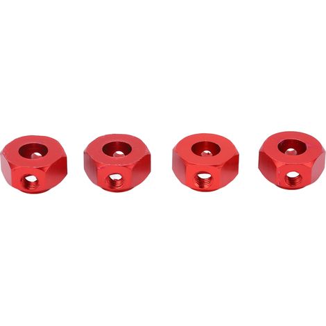 Traxxas 1/10 RC Sechskantnabenadapter (Rot, 6 mm) (1/5)