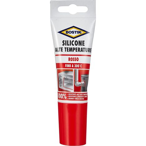 Bostik Alte Temperature Rosso tubo 60ml (1/6)