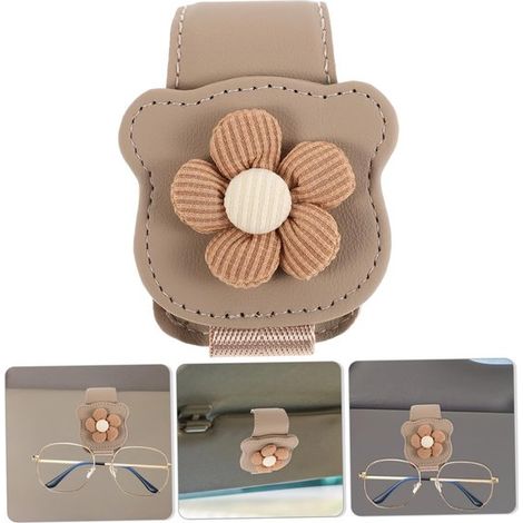 Soporte para gafas de sol para coche，Clip de almacenamiento innovador para gafas，Diseño creativo para un fácil acceso