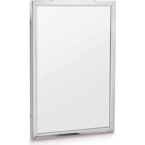 BELTRAN 2270 ASIDEROS Espejo Acero Inox De 70X50cm - ref: 064-2270