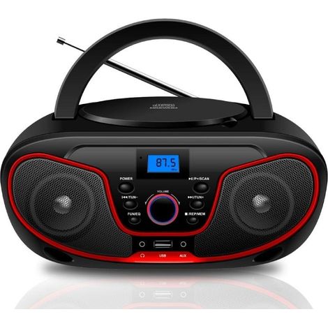 Radio CD Daewoo DW3013/ 4W/ Rojo