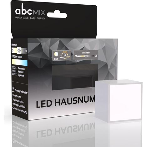 LED Hausnummer . Punkt CCT 12V 2700K/4000K/6500K (1/5)