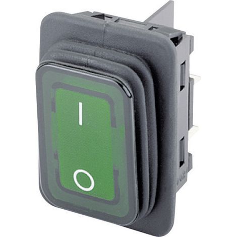 Marquardt 1935.3218 Wippschalter 1935.3218 250 V/AC 20 A 2 x Aus/(Ein) IP65 tastend 1 St.