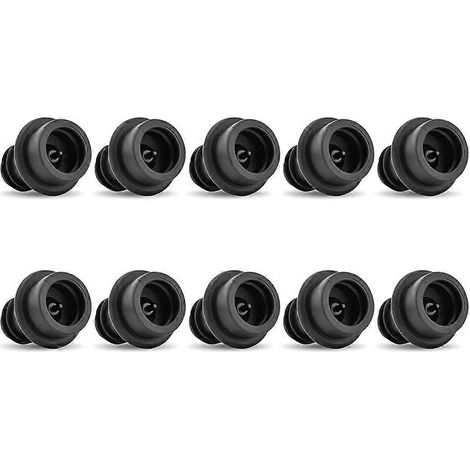 10 Pièces Bouchon à Vin en Silicone Étanche, Pompe à Vide pour Champagne et Vin (1/4)