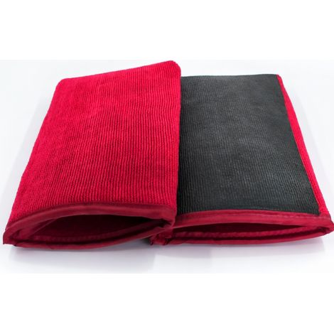 Gant d'argile à rayures rouge de décontamination (1/5)