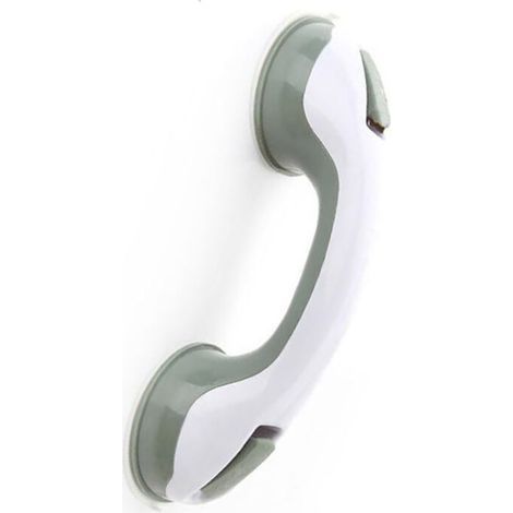 2 PCS Poignée baignoire de sécurité/Poignéee/Ventouse de douche pour salle de bain + WC (Gris) (1/5)