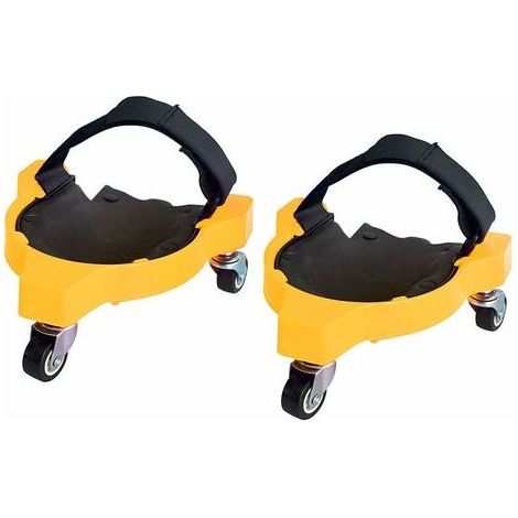 2er-Pack flexible Knieschoner mit Rollen für Garten, Baustelle (1/5)