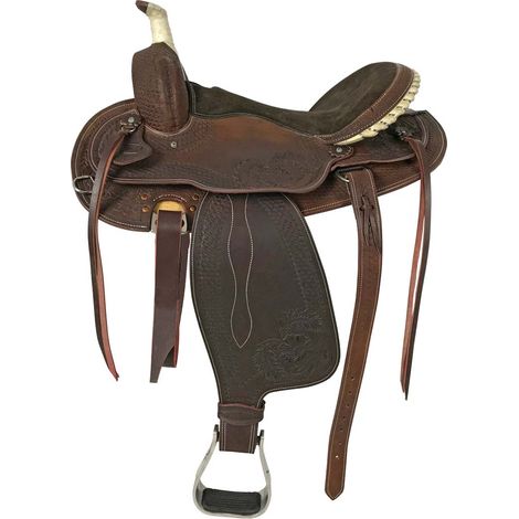 15,5", Nero: Sella western arabian modello SILVER WIRE