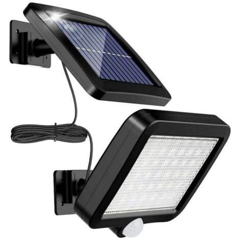 Promotion Outdoor Solar Light with Motion Sensor 56 LED, 120° IP65 Waterproof Solar Garden Light with 5m Cable [Energy Class A++] (1/5)