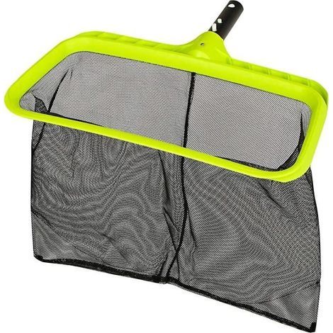 Épuisette de fond de piscine avec cadre en plastique renforcé pour piscine, étang, spas, bassin à poissons, parc aquatique (1/4)