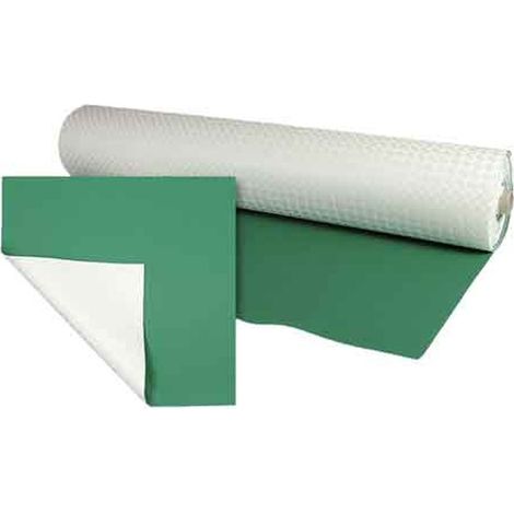 mollettone copritavolo h. 140 cm - rotolo 20 mt - bianco/verde