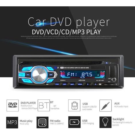 5014BT Lecteur stéréo Autoradio Bluetooth,1 DIN Radio Voiture Récepteur avec Lecteur MP3 WMA FM, Main Libre Stéréo 60WX4 (1/4)