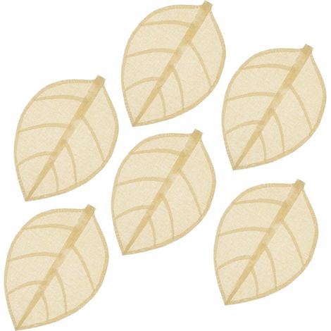 Lot de 6 sets de table motifs feuilles (1/4)