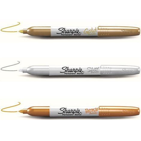 Ensemble de stylo marqueur Sharpie Metalic Fine 3 unités
