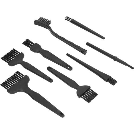 8-teiliges antistatisches Reinigungsbürstenset, Tastatur- und Computerreinigungsset, Kunststoffgriff, Präzisionsbürste, Werkzeugset (1/5)