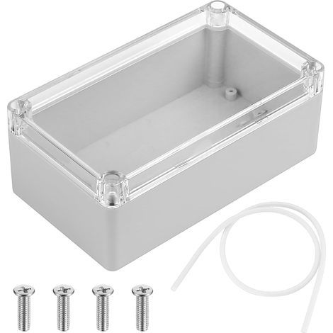 IP65 Junction Box, Transparent Cover, ABS Material, For Indoor and Outdoor Electrical Use (1/5)