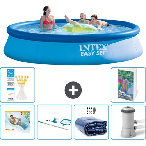 Easy Set Pool Rund - 396x84 cm - 7-teilig  S134 (1/5)