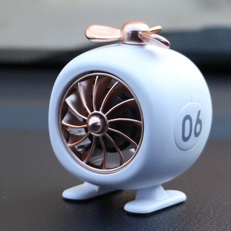 (Exclusivité Asie du Sud-Est) Baume désodorisant pour voiture, parfum pour aérateurs, purificateur d'air, élimine les odeurs, éclairage d'ambiance, objet décoratif original (avec batterie intégrée), b (1/5)