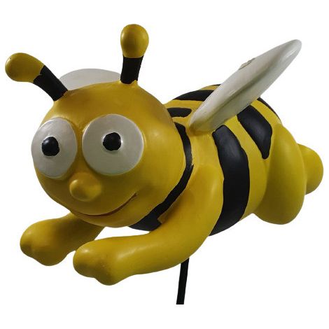 Figurendiscounter Biene fliegend klein 20x39x20cm Polyresin wetterfest Dekofigur