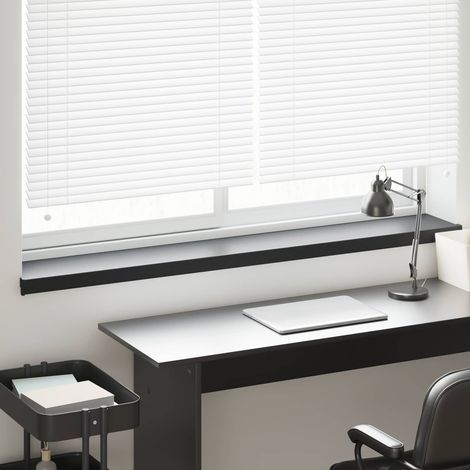 Soglia della Finestra Nero con Venature del Legno PVC vidaXL