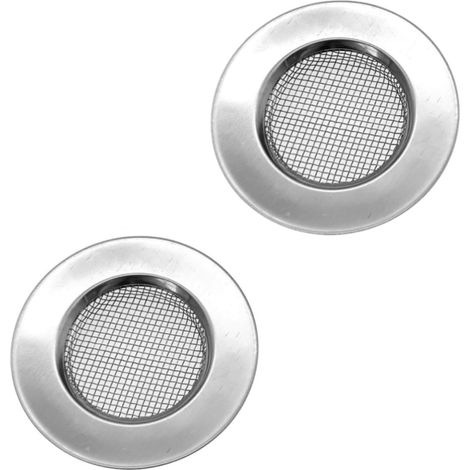 Crepine Evier - Lot de 2 - Acier Inoxydable - Filtre Maille 64mm - Cuisine Salle de Bain (1/5)
