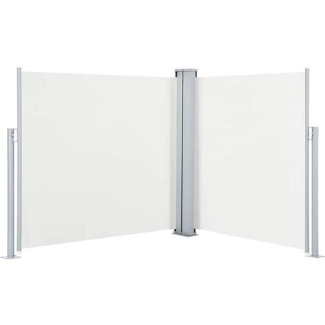 Auvent Rétractable 120x600cm Crème - Protection Solaire Terrasse Jardin-x (1/5)