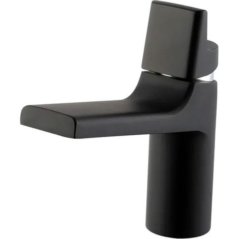 Robinet de salle de bain mitigeur lavabo noir mat Design (1/3)