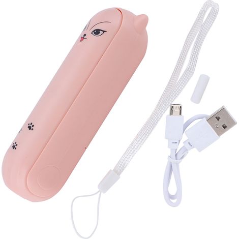 Ventilateur de Poche Multifonction USB Rechargeable avec Lampe Torche et Diffuseur d'Aromathérapie (1/5)