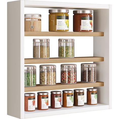 Estante de pared Estante de especias Cocina Esaldi S 40x40x10 - VCM