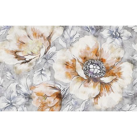 Papier peint panoramique - Fleurs - 130 cm x 81 cm (1/2)
