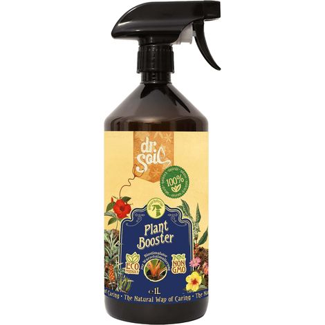 Dr.Soil PLANT BOOSTER, Natürliche Immunität - Pflanzenstärkungsmittel, gebrauchsfertige Lösung mit 1 Liter Sprühflasche