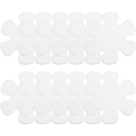 Lot de 12 Autocollants Antidérapants Fleurs en Peva et Caoutchouc Forte Adhérence pour Salle de Bain et Zone de, Étanches et Faciles à Installer (1/5)