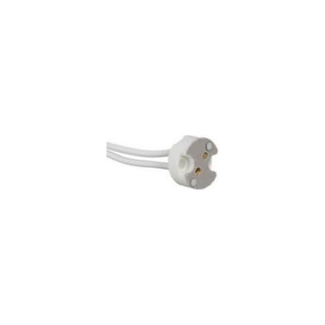 12 Stück GU5.3 MR16 Keramikfassungen, LED-Lampensockel mit 10 cm/100 mm Premium-Silikonkabeln, 100 W, 12 V–250 V, max. 3 A, hitzebeständige Fassungen, ideal für Einbaustrahler