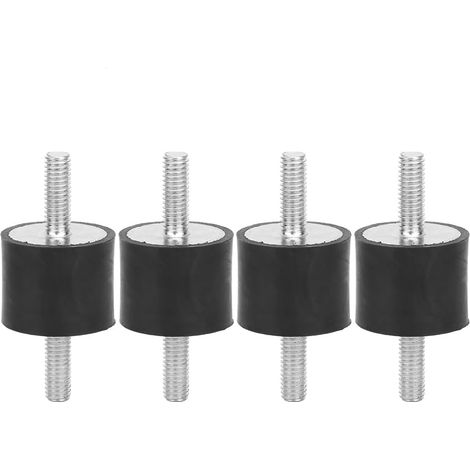 4 Pièces M6 Supports en Caoutchouc Mâle, Isolateur de Vibrations Silent Bloc M6 Anti Vibration Silentblock Voiture Bateau Bobines (VV2520 M618) (1/5)
