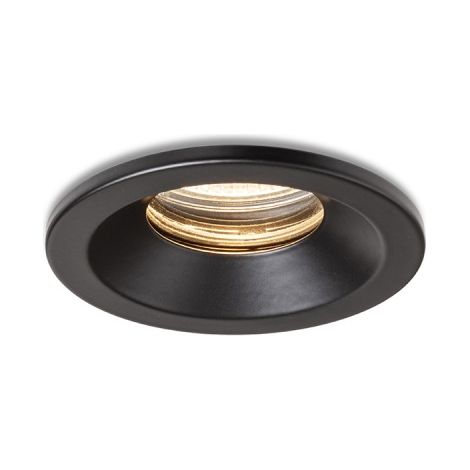 Faretto bagno BELLA GU10 da incasso nero 230V LED GU10 15W IP65