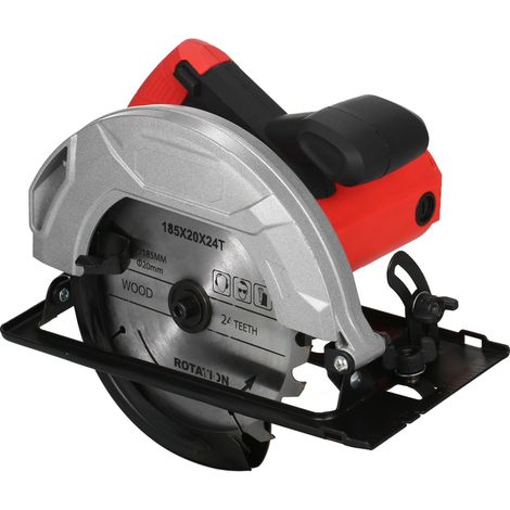 Irovami Scie circulaire 1200W 5400tr/min – Métal/bois, 2 lames – Idéal pour bricolage, chantier, atelier (1/5)