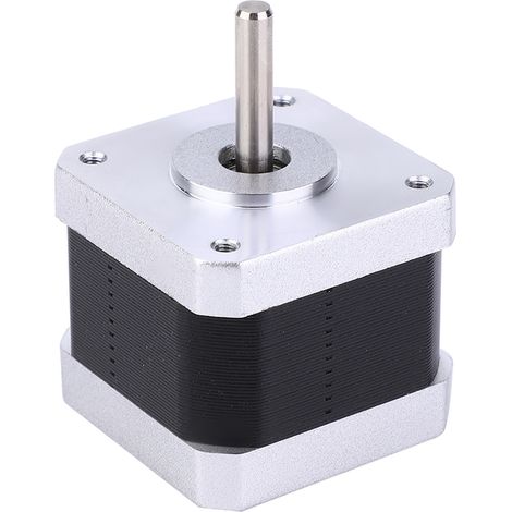 Moteur pas à pas Nema17, biphasé, 1,8°, miniature, 42, 3,6 V, 1,5 A, câble XH-2.54, argent (1/5)