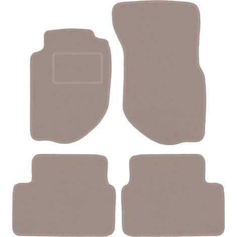 Beige Veloursmatten für: Volvo 740 / 760 Limousine, Kombi (1984-1991)