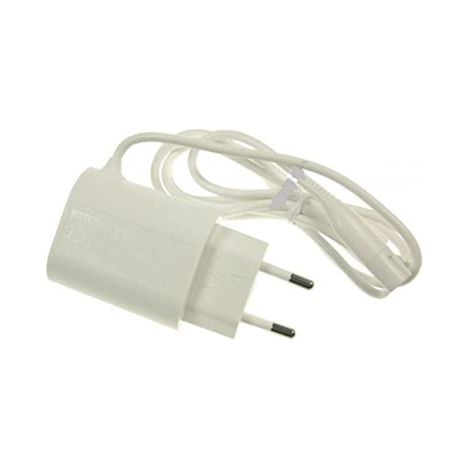 Chargeur secteur blanc pour 7180, 7185, 7280, 7285, 7380, 7385, 7480, 7580, 7680 Silk Epil 7