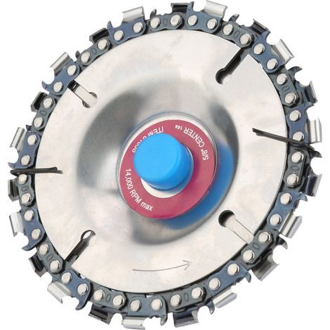 4inch Red Angle Grinder 22-Tooth Plate Grinding Wheel Wood Carving Saw Disc (100mm)
