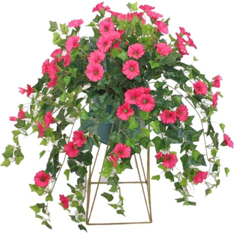 Branches De Fleurs Artificielles - Vigne De Glycine Simulée Pour Décoration Murale Et Arche De Mariage - Extérieur Intérieur - 1 Pièce (1/5)