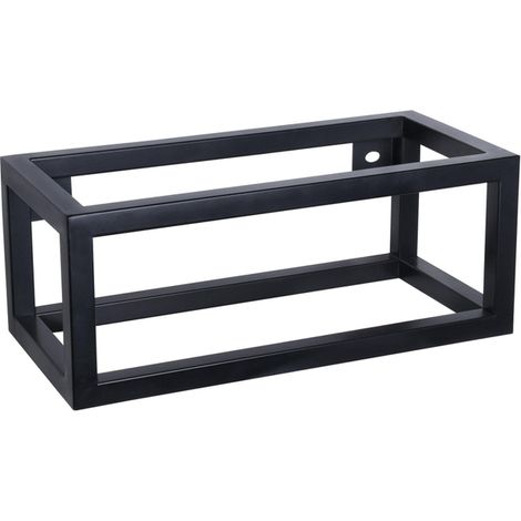 Differnz Porte-serviettes pour Lave-mains 38.5X18.5 Noir