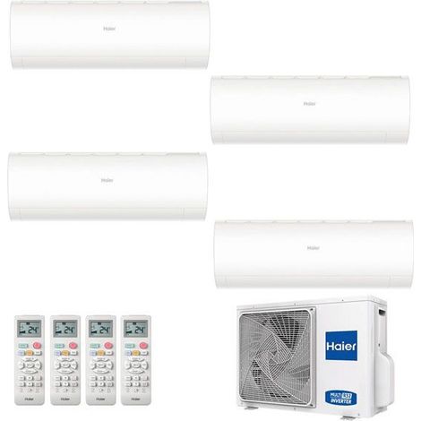 Climatizzatore Haier Quadri Split Pearl 9000+9000+12000+12000 4U75S2SR3FA R-32 A++/A+ 9+9+12+12