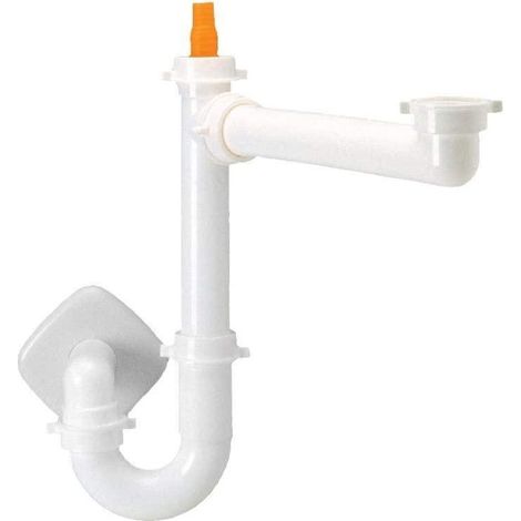 Sifone salvaspazio per lavello cucina a 1 vasca idrobric spazio 1, idb s0284 (1/5)