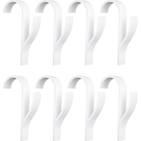 Paquete de 8 ganchos para toallero con calefacción para baño, cocina, inodoro. (1/5)